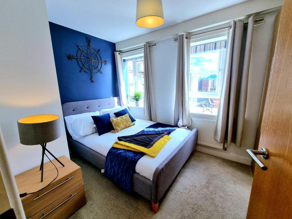 Luxury 2-Bedroom Service Apartment With Balcony Manchester Zewnętrze zdjęcie